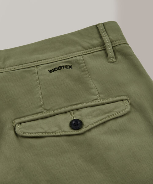 Pantalone tapered fit in summer satin certificato , Incotex | Slowear