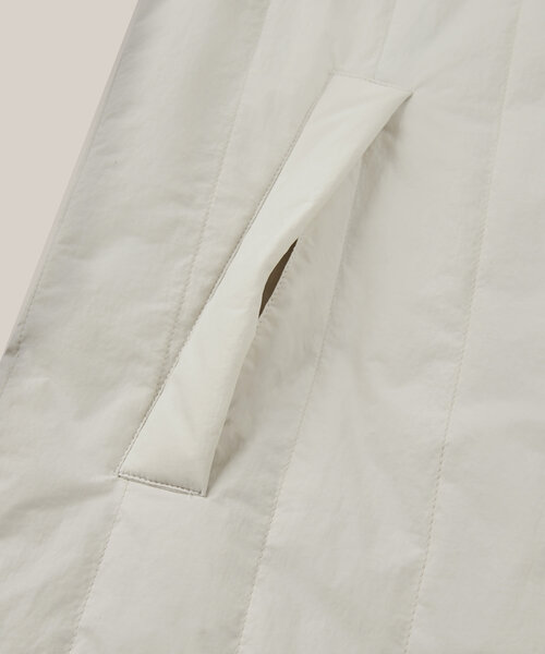 Regular-fit padded vest in water-repellent technical fabric , Montedoro | Slowear