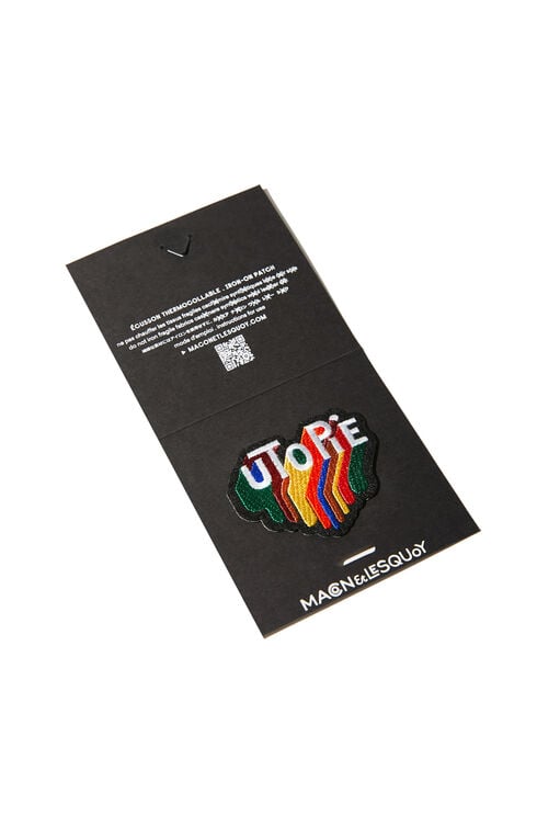 Utopia thermoadhesive embroidered patch , Macon&Lesquoy | Slowear
