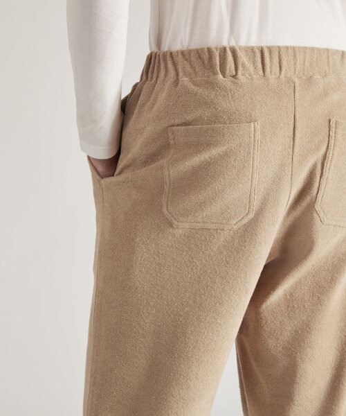 Regular-fit trousers in terry jersey , Zanone | Slowear