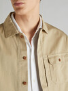 Regular fit overshirt in certified cotton gabardine , Glanshirt | Slowear