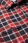 Slim fit check flannel shirt with French collar , Glanshirt | Slowear