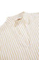 Regular fit long sleeve striped shirt in pure linen , Slowear Glanshirt | Slowear