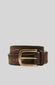 Embroidered calfskin belt , Officina Slowear | Slowear